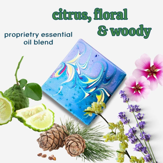 Peacock Serenity Natural Handmade Soap