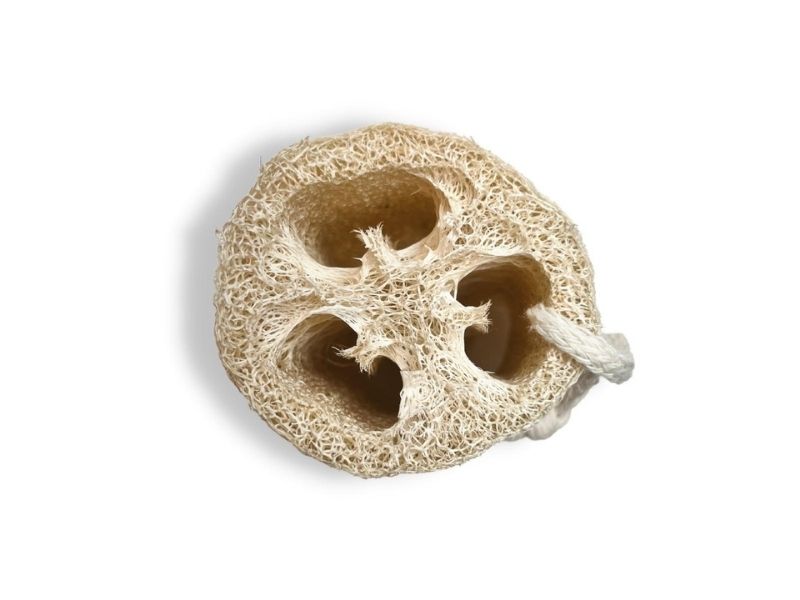 Natural Exfoliating Bath & Shower Loofah Sponge Detail View
