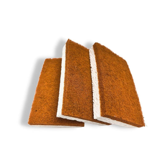 Sisal & Cellulose Kitchen Sponges Set Of 3
