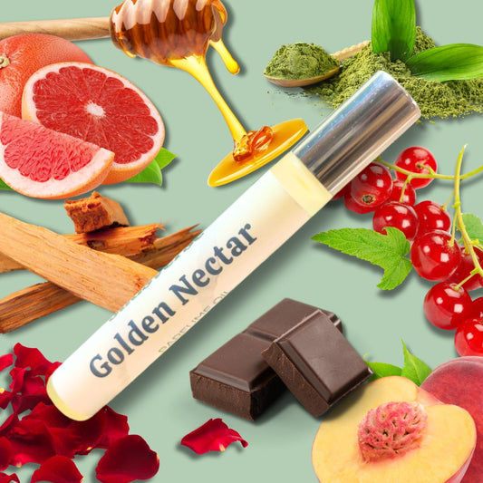 Sudsverse Golden Nectar Rollerball Perfume Oil Scent Notes