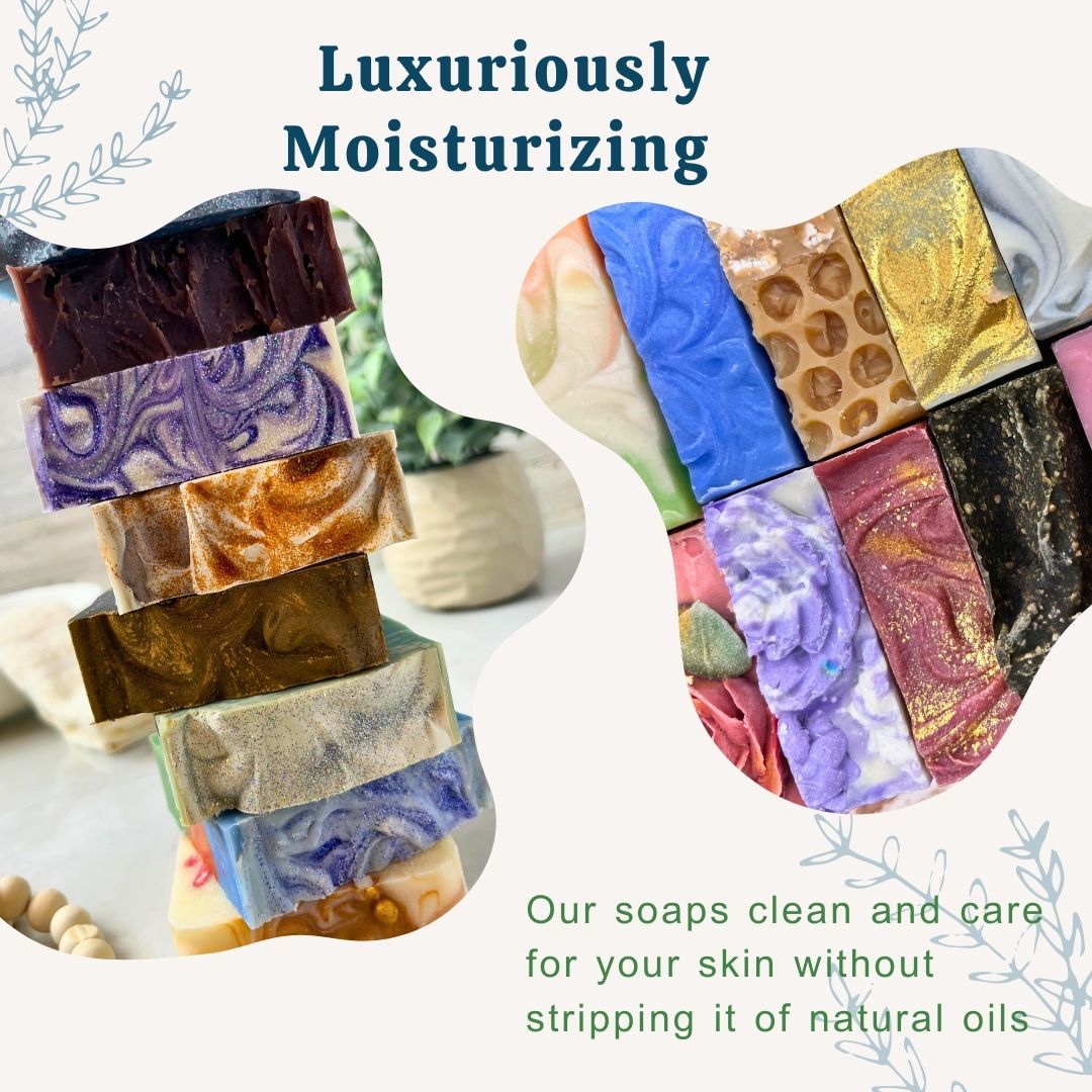 Sudsverse luxuriously moisturizing soaps that clean and care for your skin without stripping it of natural oils