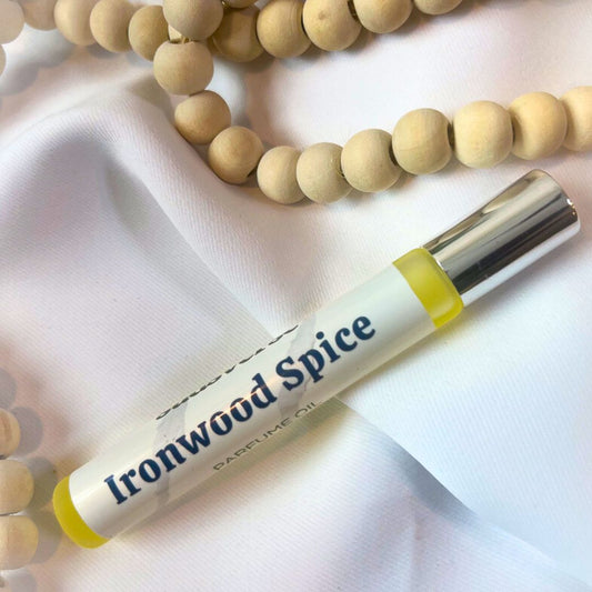 Sudsverse Ironwood Spice Rollerball Perfume Oil